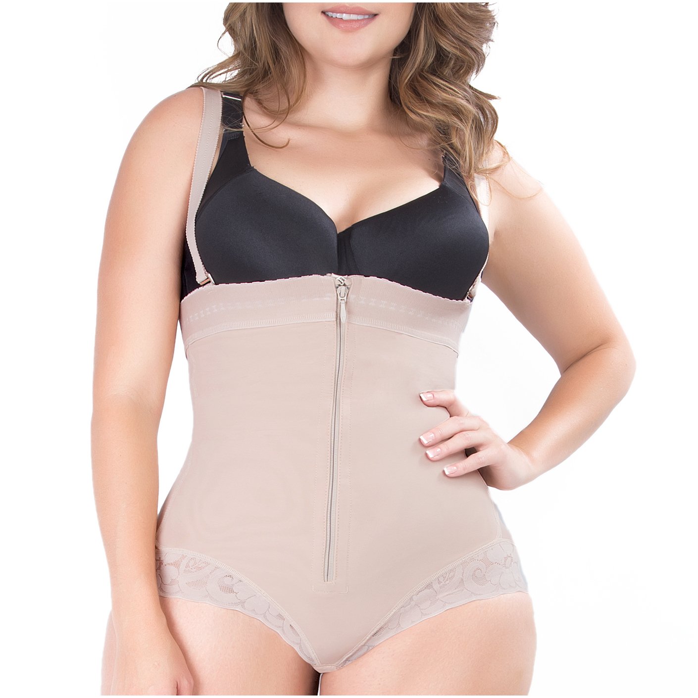 Up Lady 6155 Body Sin Tirantes Con Levantamiento De Glúteos