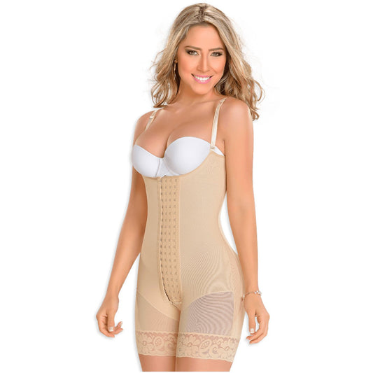 Fajas MYD 0083 Body de media pierna para mujer / Powernet